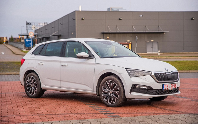 Skoda Scala cena 75900 przebieg: 50000, rok produkcji 2021 z Głogów małe 154